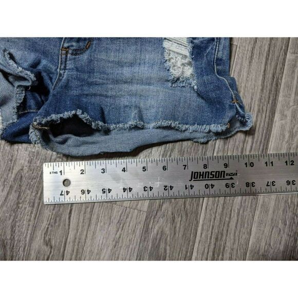 (3/$27) STS Blue Fringe Distressed Jean Shorts - Picture 11 of 11